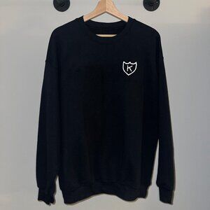 Black White K Records Midwest Grung Rock Music Bands Crewneck Sweatshirt